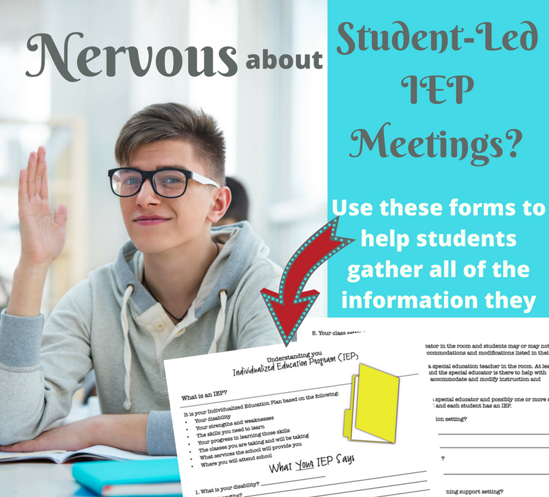 iep student led meetings
